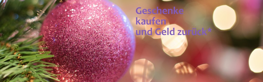 
Weihnachts- Cash Back von Profit und Rente.



#ProfitundRente #Cashback #Weihnachten #Geschenke #schenken #sparen #tankrabatt