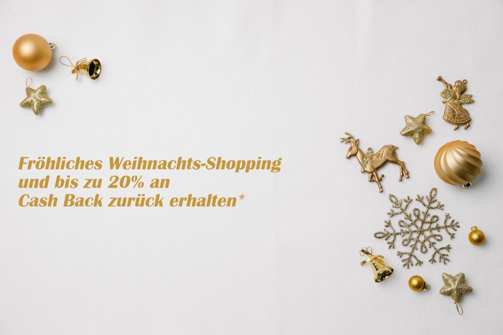 Mit Profit und Rente beim Weihnachts- Shopping sparen mit dem Cash Back!